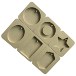 BI-105   6 Different Shape Sachet Mold