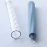 BI-PCM2   Large Cylinder Rib Candle Mold - Image 2