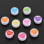 BI-CD29   Heart Pattern Beads
