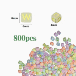 BI-CD17   Glow-In-The-Dark Letter Beads - Image 2