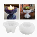 BI-JM55   Lotus Shaped Candle Mold - Image 2