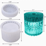 BI-JM35   Crystal Box Shaped Silicone Mold - Image 2