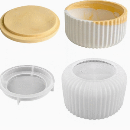 BI-JM8   Concrete Round Strip Box Silicone Mold