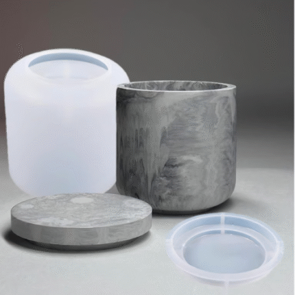 BI-JM7  Box Trinket Concrete Silicone Mold