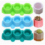 BI-JM26   Octagon Succulent Plant Silicone Mold