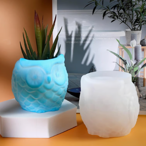 Untitled design - 2025-08-31T201201.818 BI-JM60 Owl Pot Shape Silicone Mold - Image 1