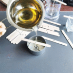 BI-TL36   10 piece, wooden candle wick holder - Image 2