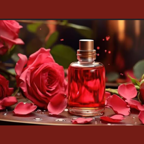 Heart Shape Tea Light Mold (84) Red Rose Fragrance Oil - Image 1