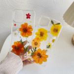 BI-PF14   Orange Pressed Dry Flower