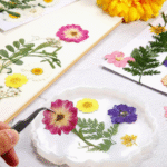 BI-PF44   Red Dried Pressed Flower - Image 2