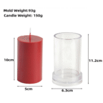BI-PCM5   Cylindrical pillar Candle Mold