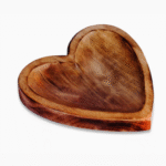 BI-WS2    Heart Wooden Bowl