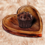BI-WS2    Heart Wooden Bowl - Image 2