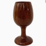 BI-WS12   Wine Wooden Glass Trinket Holder