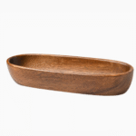 BI-WS15   Wooden Oval Bowl