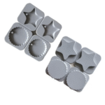 BI-137   Round And Star Shape Silicone Sachet Mold - Image 2