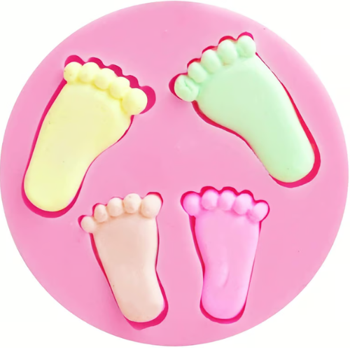 Untitled design - 2025-09-04T141755.563 BI-237 Baby Footprint Silicone Mold - Image 1
