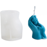 BI-224    Baby In Mother Hand Body Shape Candle Mold