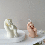 BI-224    Baby In Mother Hand Body Shape Candle Mold - Image 2