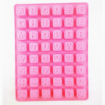 BI-129   Alphabet  letter  Number Silicone Mold Math Sign Fondant Silicone Mold