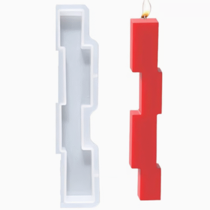 BI-94   Square Shape Long Strip Candle Mold