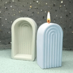 BI-67  Rainbow Shape Candle Silicone Molds - Image 2