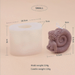 BI-62   Conch Girl Shape Candle Mold - Image 2