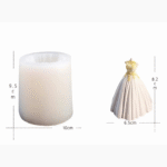 BI-56  Bride Dress Candle Mold - Image 2