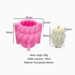 BI-51    Scented Silicone Candle Mold - Image 2