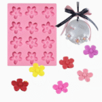 BI-11    12 Cavity Flower Fondant Mould Plum Cherry Blossom