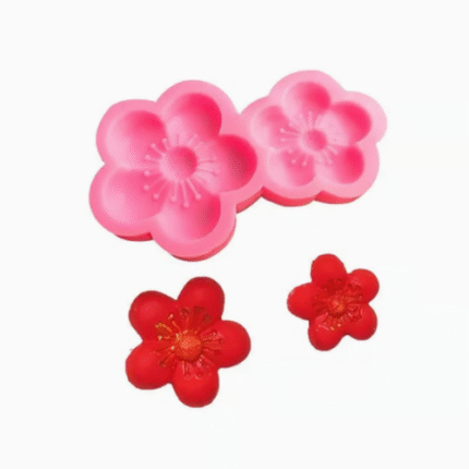 BI-155  Plum blossom flower fondant silicone mold