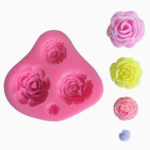 BI-156 Cavity Rose Flower Silicone Mold