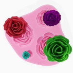 BI-156 Cavity Rose Flower Silicone Mold - Image 2