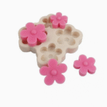 BI-154   4 cavity Flower-Shaped Silicone Mold