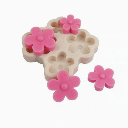 BI-154   4 cavity Flower-Shaped Silicone Mold