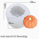 Pumpkin shaped silicone mold - Image 2