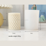 BI-6  Tyre pillar silicone candle mold