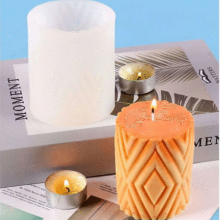 BI-7 Pillar cylinder shape silicone candle mold