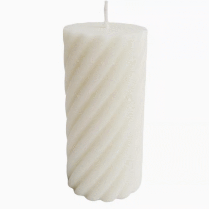 Spiral twist Pillar Candle Mold