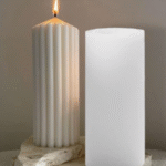 BI-40  Thick Tooth Pillar Candle Silicone Mold