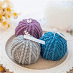 BI-20    Wool Yarn Ball Candle Mold - Image 2
