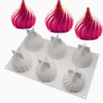 BI-S4   6 Cavity Modak Silicone Mold