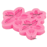 BI-112   Flower Shaped Silicone Mold - Image 2