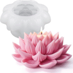 BI-202  Lotus Flower Candle Mold