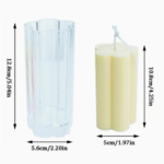 BI-PCM18   Plum Blossom Shaped Candle Mold - Image 2