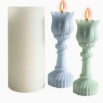 BI-323  Tulip Lotus Lamp Silicone Mold