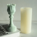 BI-323  Tulip Lotus Lamp Silicone Mold - Image 2