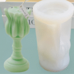 BI-322  Tulip Shape Candle Silicone Mold