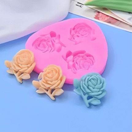 BI-326  Rose Flower Silicone Mold
