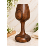 BI-WS12   Wine Wooden Glass Trinket Holder